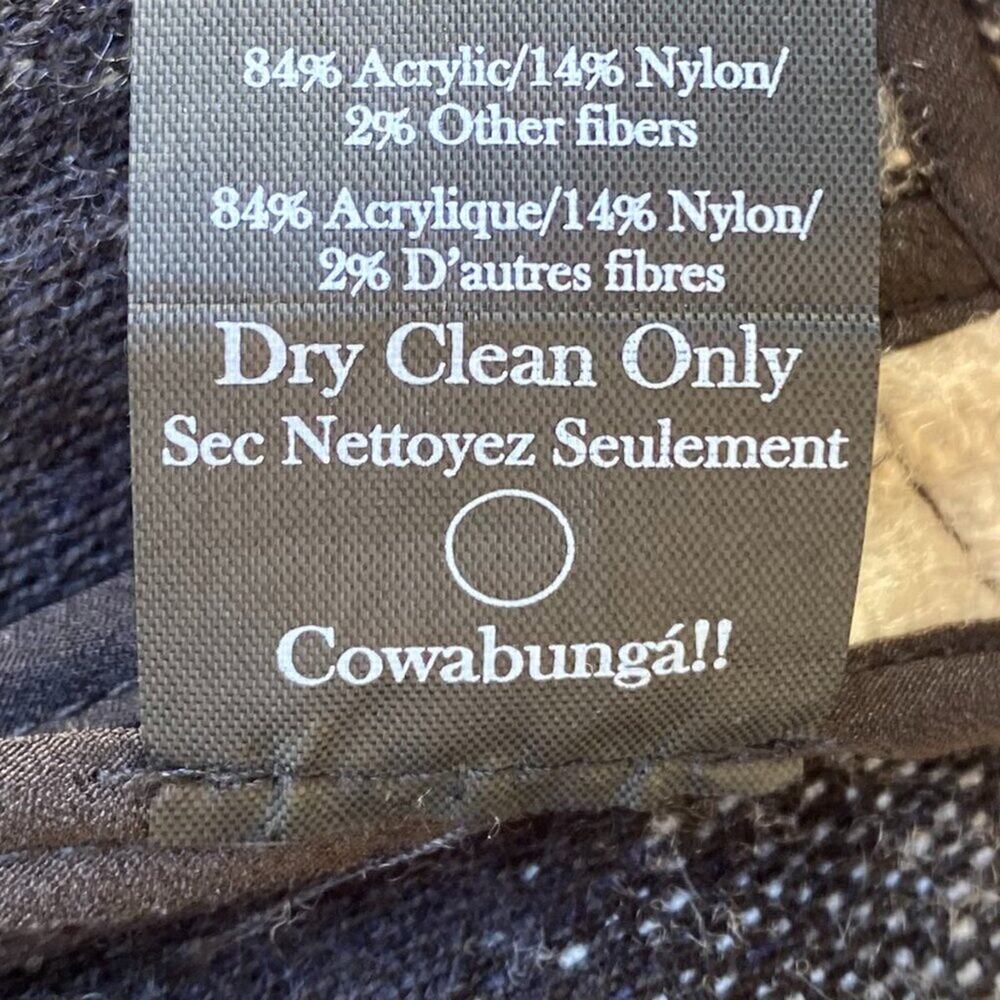 Vena Cava 💥 Stunning 💥 Gryphon cropped sweater jacket Blue Gold Tan White sz 4 - Picture 8 of 9